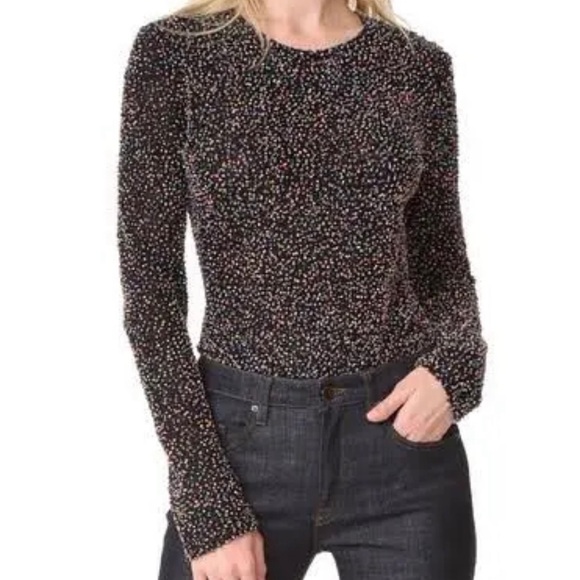 cushnie et Ochs beaded bodysuit size L - Picture 2 of 4